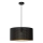 Luster na sajli LOFT SHADE 1xE27/60W/230V pr. 40 cm crno/zlatna
