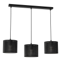 Luster na sajli LOFT SHADE 3xE27/60W/230V crno