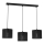Luster na sajli LOFT SHADE 3xE27/60W/230V crno