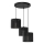 Luster na sajli LOFT SHADE 3xE27/60W/230V crno