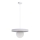Luster na sajli LOME 1xE27/60W/230V bela
