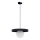 Luster na sajli LOME 1xE27/60W/230V crno