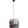 Luster na sajli LONDON 1xE27/15W/230V sivo