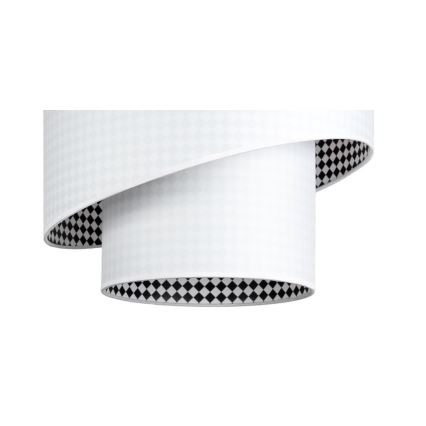 Luster na sajli LORI 1xE27/60W/230V bela