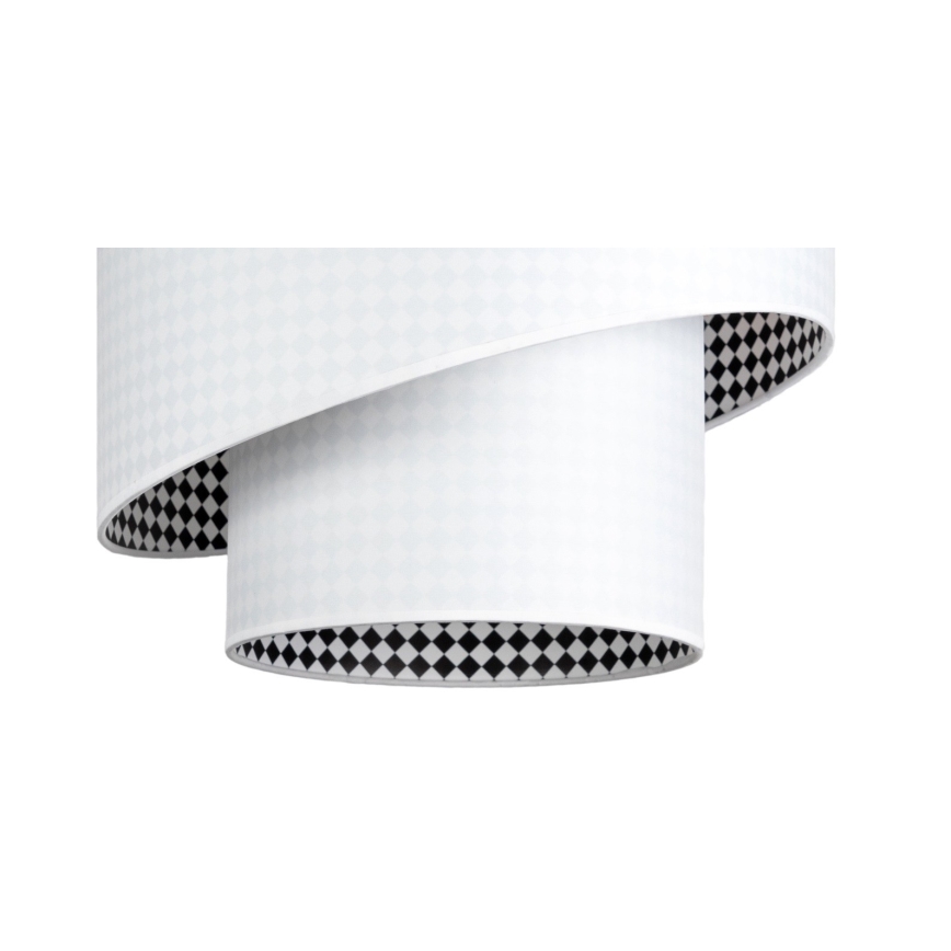 Luster na sajli LORI 1xE27/60W/230V bela