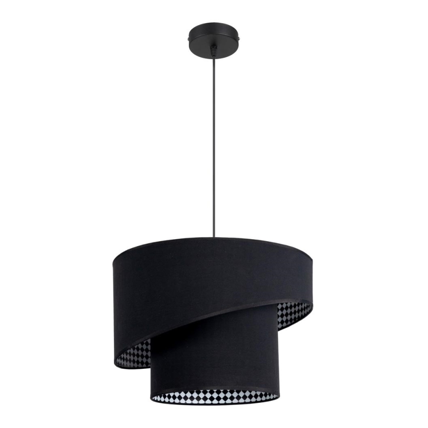Luster na sajli LORI 1xE27/60W/230V crno