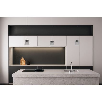 Luster na sajli LUCEA 1xE27/15W/230V