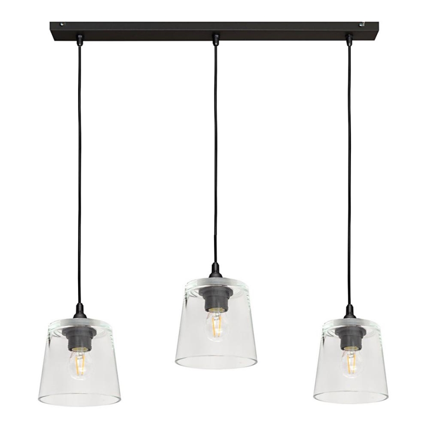 Luster na sajli LUCEA 3xE27/15W/230V