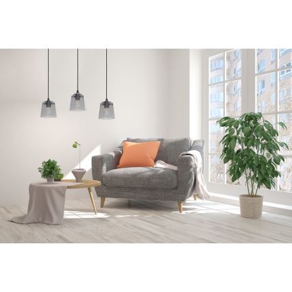 Luster na sajli LUCEA 3xE27/15W/230V