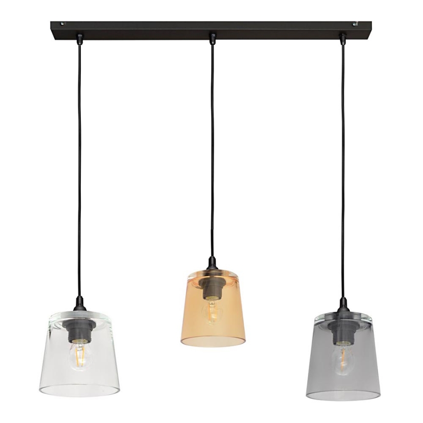 Luster na sajli LUCEA 3xE27/15W/230V