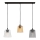 Luster na sajli LUCEA 3xE27/15W/230V