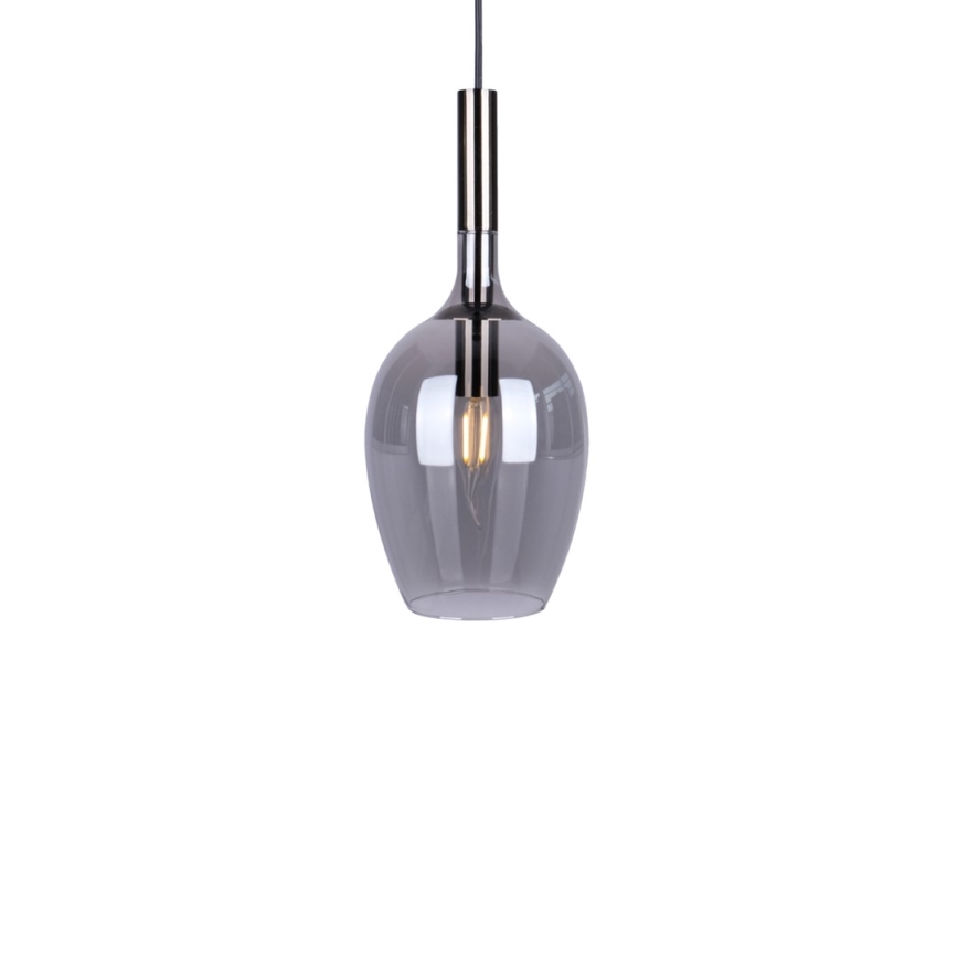 Luster na sajli LUGANO 1xE14/40W/230V sivo