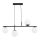 Luster na sajli LUNA 4xE14/10W/230V crno