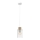 Luster na sajli MADERA 1xE27/60W/230V bela/drvo