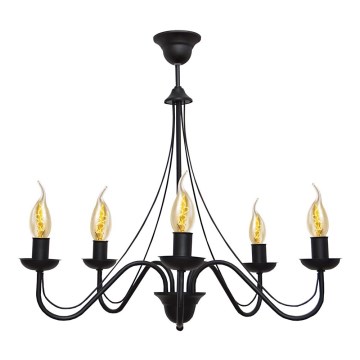 Luster na sajli MALBO II 5xE14/10W/230V