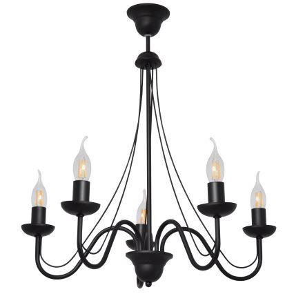 Luster na sajli MALBO II 5xE14/10W/230V