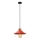 Luster na sajli MANAVGAT 1xE27/40W/230V crvena/braon