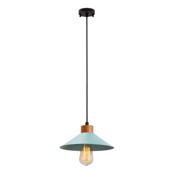 Luster na sajli MANAVGAT 1xE27/40W/230V plava/braon