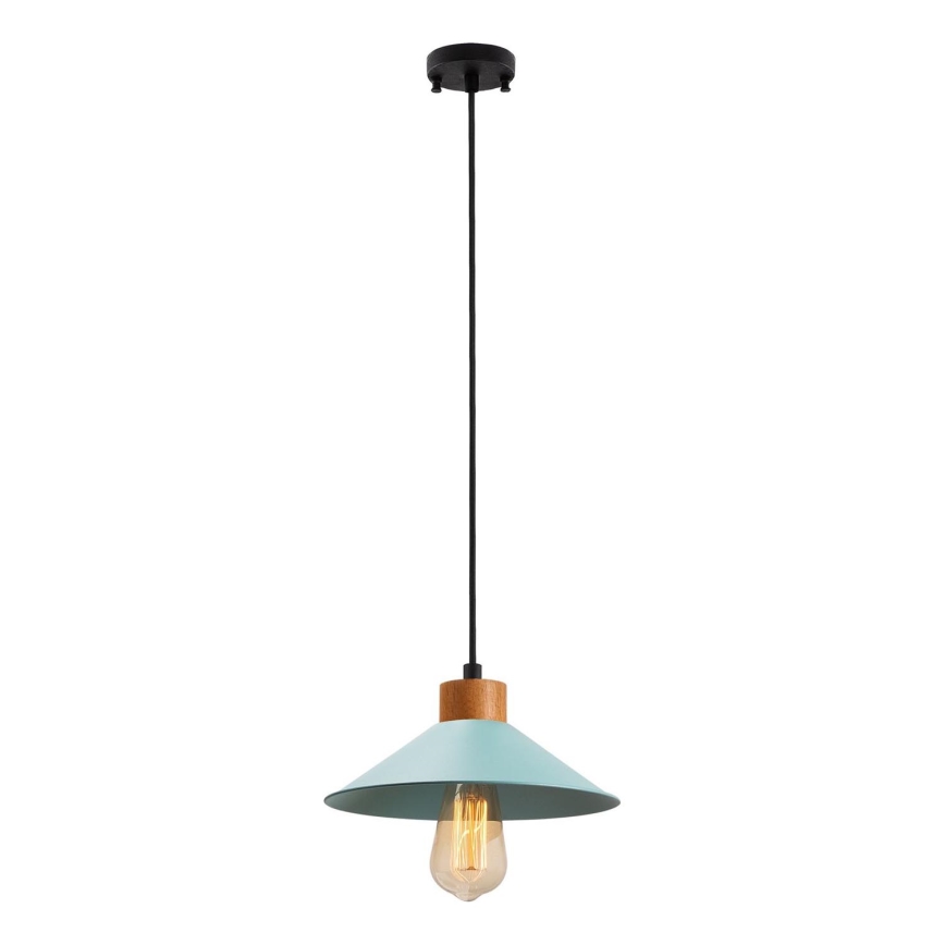 Luster na sajli MANAVGAT 1xE27/40W/230V plava/braon