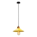 Luster na sajli MANAVGAT 1xE27/40W/230V žuta/smeđa