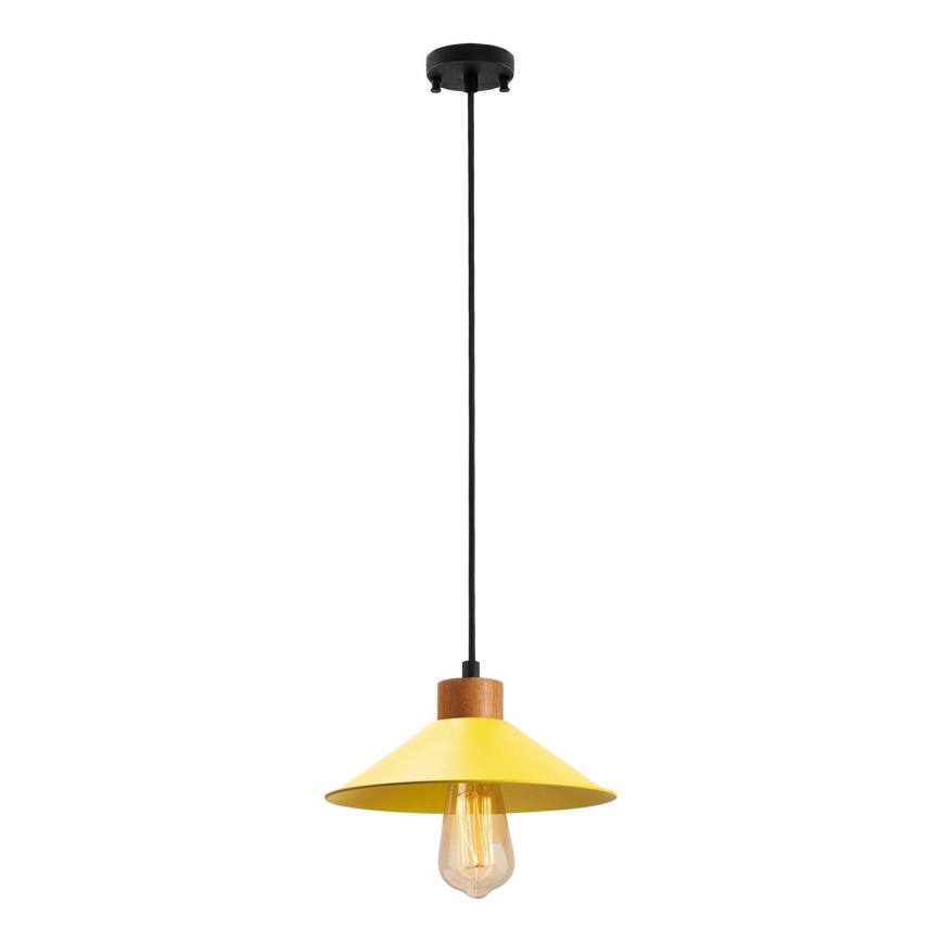 Luster na sajli MANAVGAT 1xE27/40W/230V žuta/smeđa