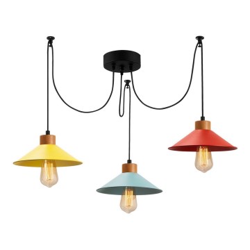 Luster na sajli MANAVGAT 3xE27/100W/230V pauk