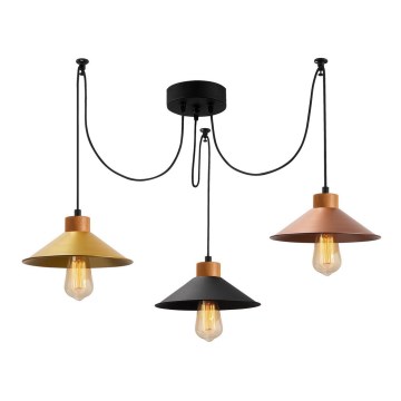 Luster na sajli MANAVGAT 3xE27/40W/230V pauk