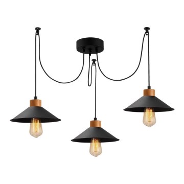 Luster na sajli MANAVGAT 3xE27/40W/230V pauk