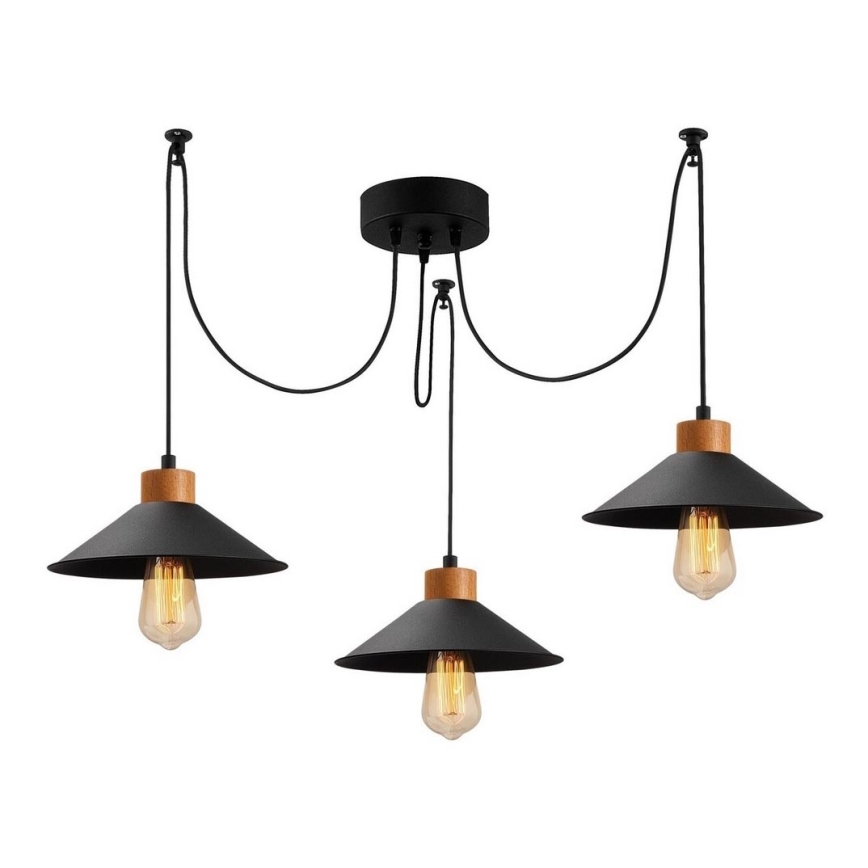 Luster na sajli MANAVGAT 3xE27/40W/230V pauk