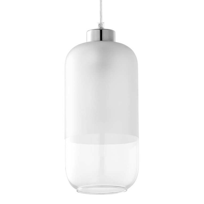 Luster na sajli MARCO 1xE27/60W/230V bela
