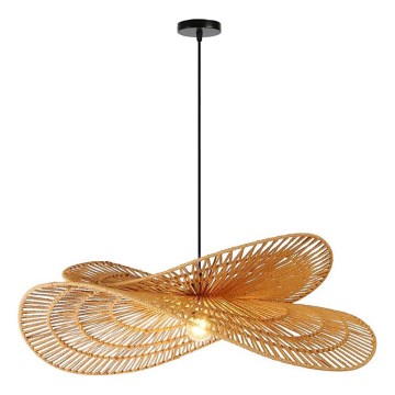 Luster na sajli MARIPOSA 1xE27/40W/230V pr. 80 cm juta