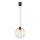 Luster na sajli MATT 1xE27/60W/230V crno/zlatna