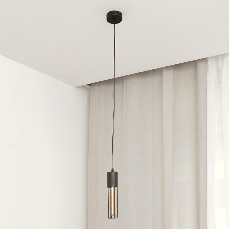 Luster na sajli MELODY 1xE27/15W/230V crno