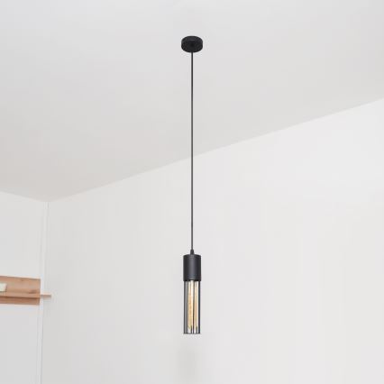 Luster na sajli MELODY 1xE27/15W/230V crno