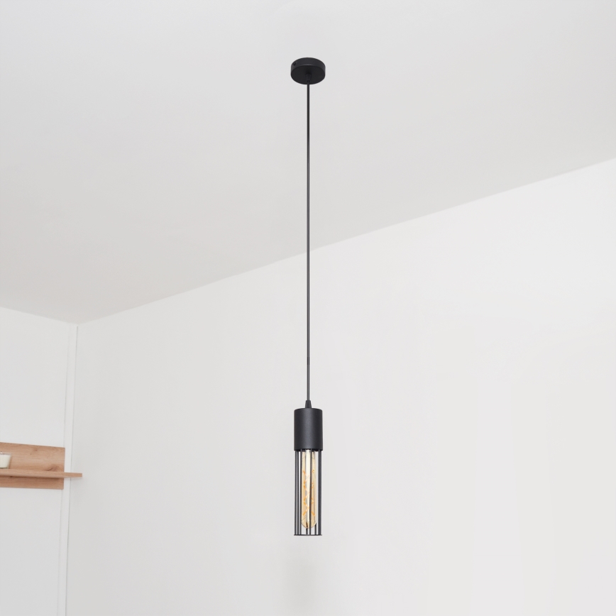 Luster na sajli MELODY 1xE27/15W/230V crno