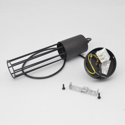 Luster na sajli MELODY 1xE27/15W/230V crno