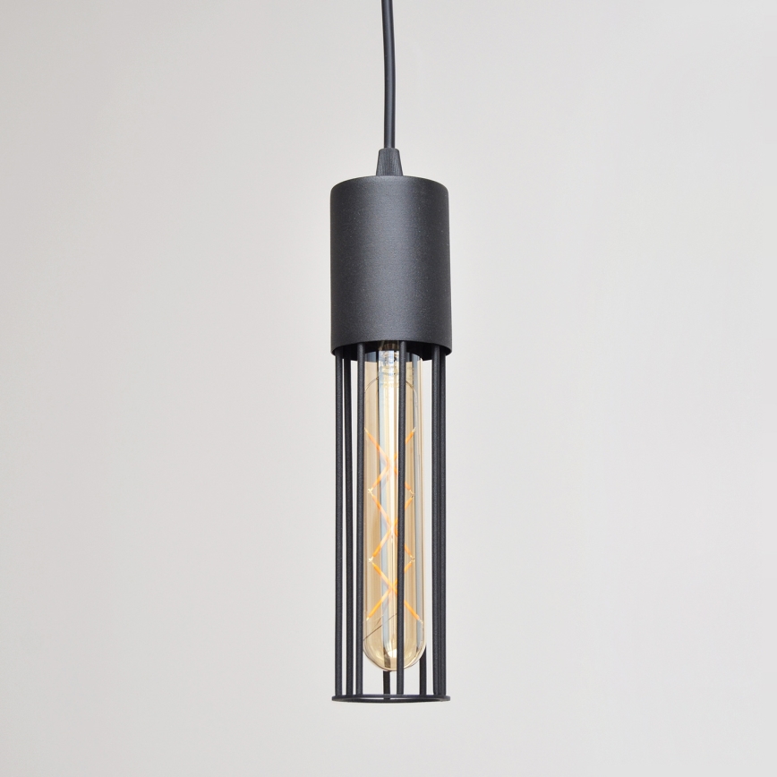 Luster na sajli MELODY 2xE27/15W/230V crno