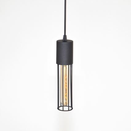 Luster na sajli MELODY 2xE27/15W/230V crno