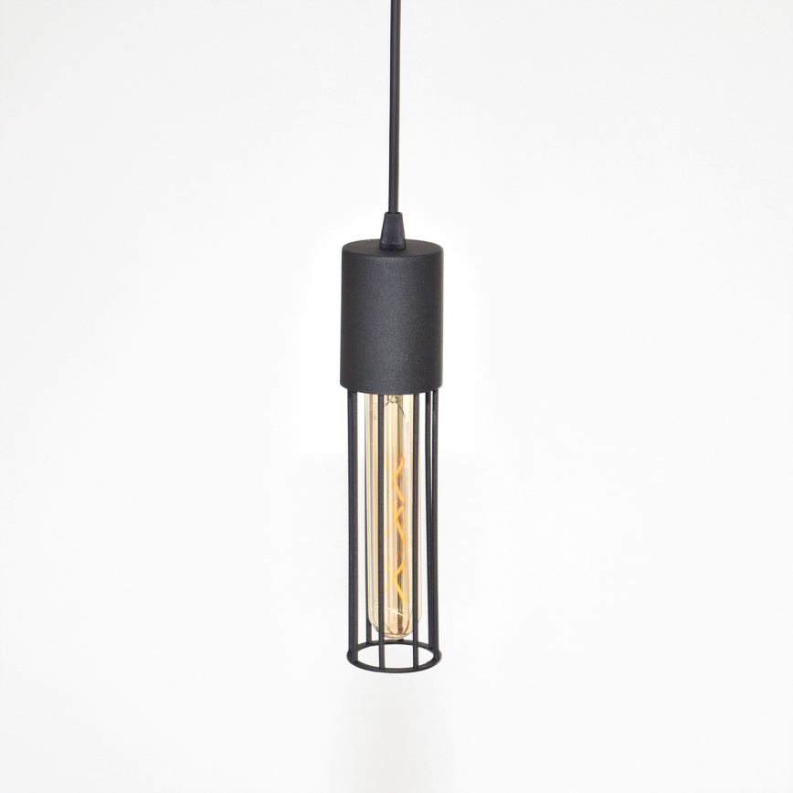 Luster na sajli MELODY 2xE27/15W/230V crno
