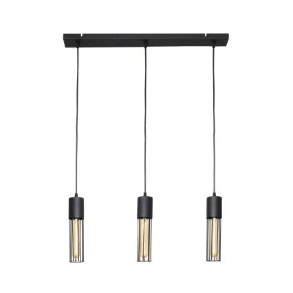 Luster na sajli MELODY 3xE27/15W/230V crno