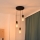 Luster na sajli MELODY 3xE27/15W/230V crno
