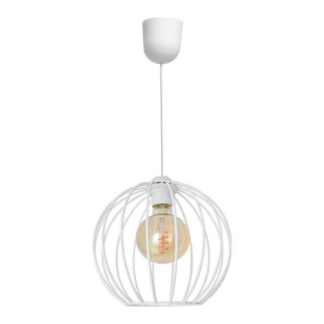 Luster na sajli MERCURE 1xE27/15W/230V bela