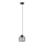 Luster na sajli MERCURE 1xE27/15W/230V pr. 16 cm crno