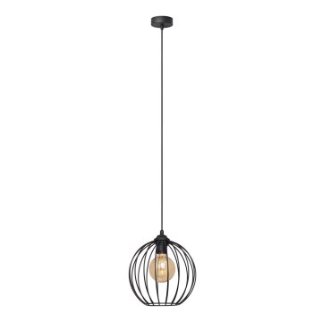 Luster na sajli MERCURE 1xE27/15W/230V pr. 24 cm crno