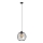 Luster na sajli MERCURE 1xE27/15W/230V pr. 24 cm crno