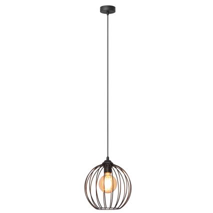 Luster na sajli MERCURE 1xE27/15W/230V pr. 24 cm crno