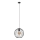 Luster na sajli MERCURE 1xE27/15W/230V pr. 30 cm crno