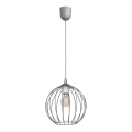 Luster na sajli MERCURE 1xE27/15W/230V sivo
