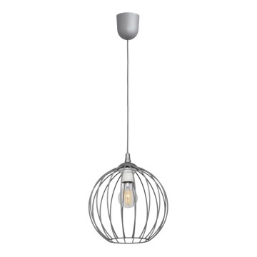 Luster na sajli MERCURE 1xE27/15W/230V sivo