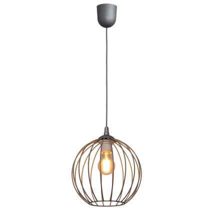 Luster na sajli MERCURE 1xE27/15W/230V sivo